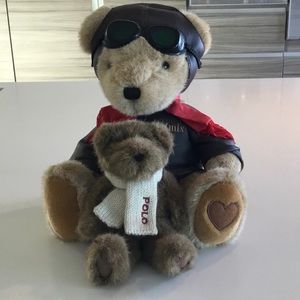 Ralph Lauren Fuzzy Bear, Aramis Aviator Bear